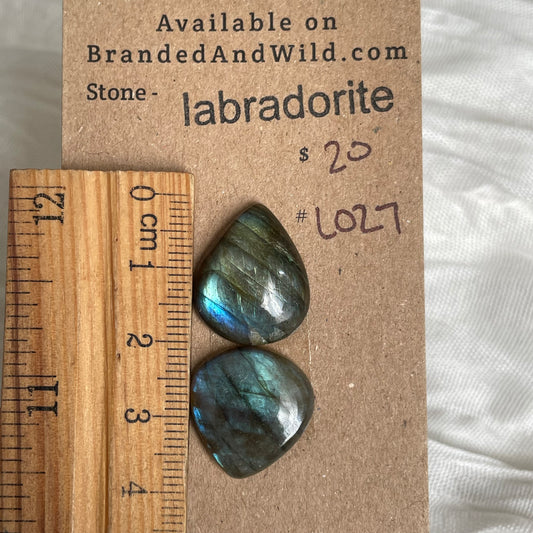 Labradorite Cabochon - L027 20076599-9A6B-47BF-90E9-8D976B97371D Brandedandwild.com