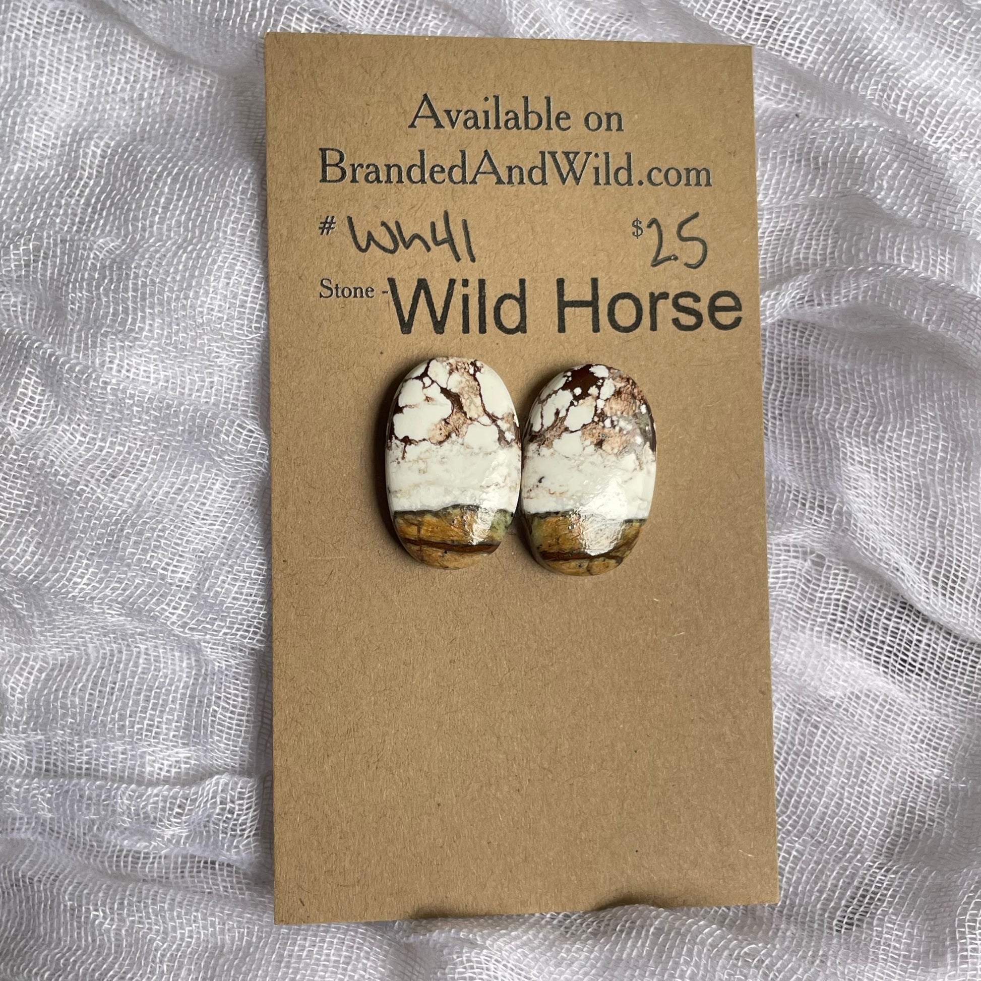 Wild Horse Cabochon - WH41 201715F4-FC00-49FC-8756-AC322251D45E Brandedandwild.com