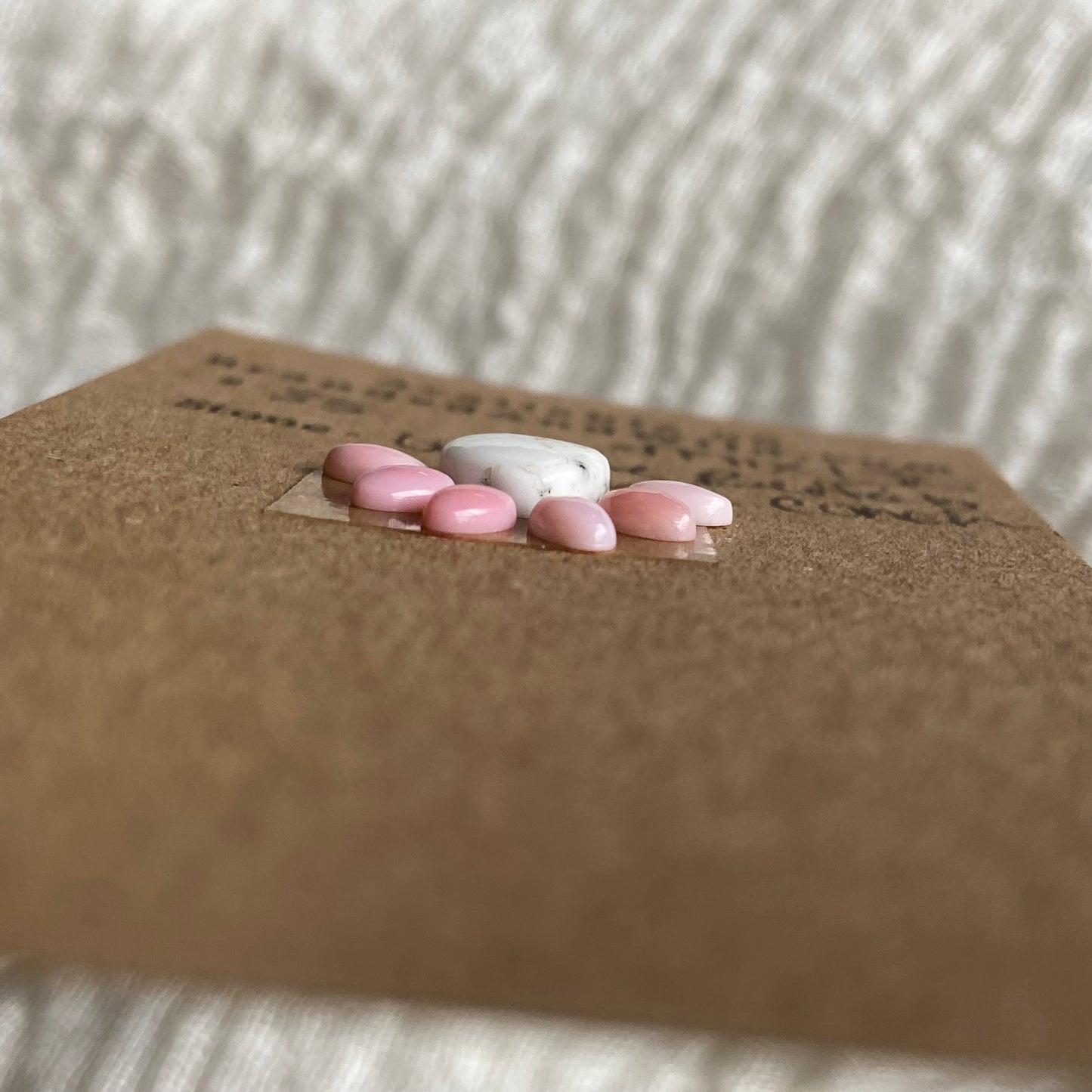 Pink Conch / White Buffalo Cabochon - MIX135 201E540F-9E26-419F-BBE1-DE2F5203084F Brandedandwild.com