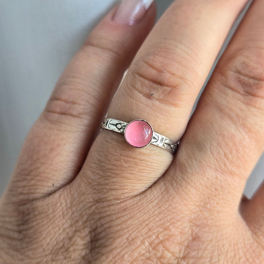 Pink Jade Ring (pre-order)