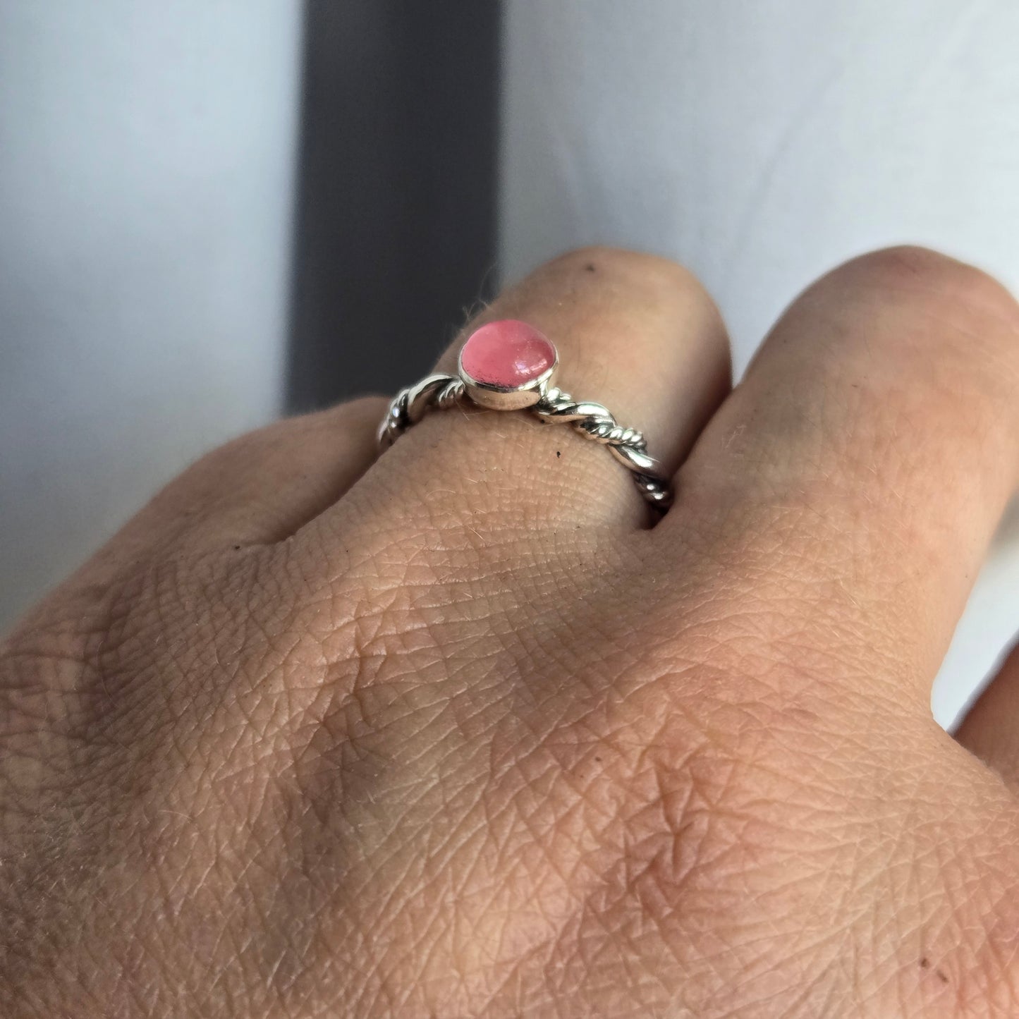 Pink Jade Rings (pre-order)