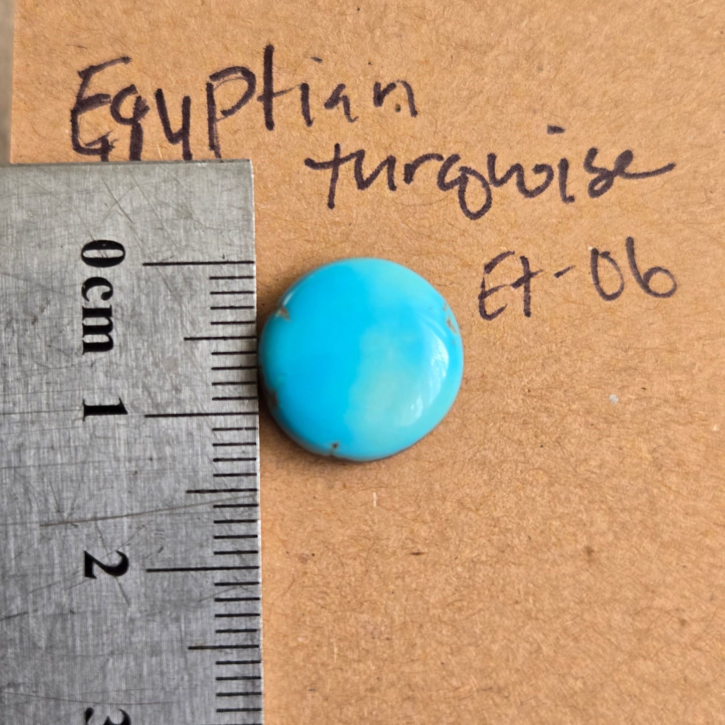 Egyptian Turquoise Cabochon Et-06