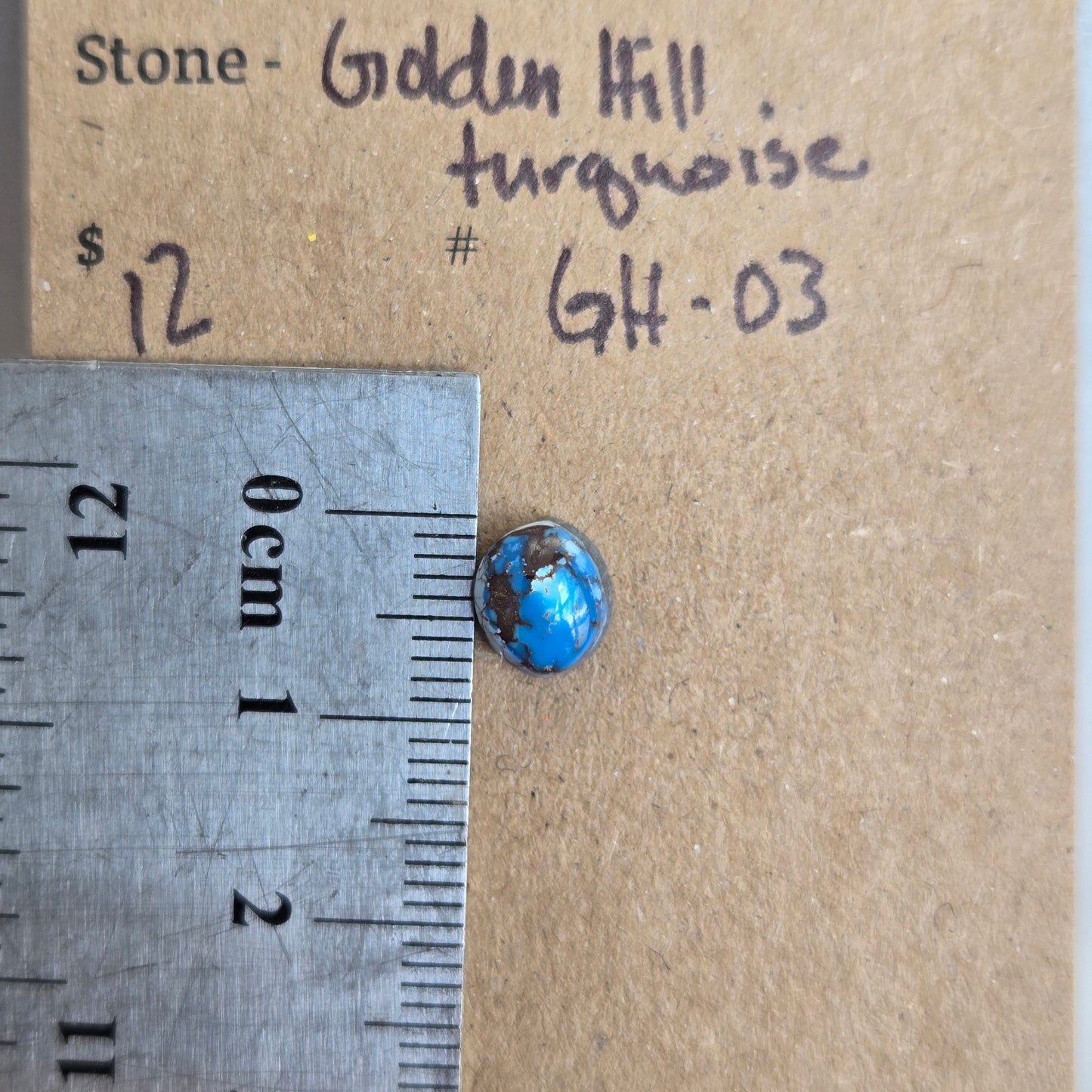 Golden Hill Turquoise Cabochon GH-03