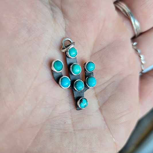 Cactus 🌵 Kingman Turquoise Pendant