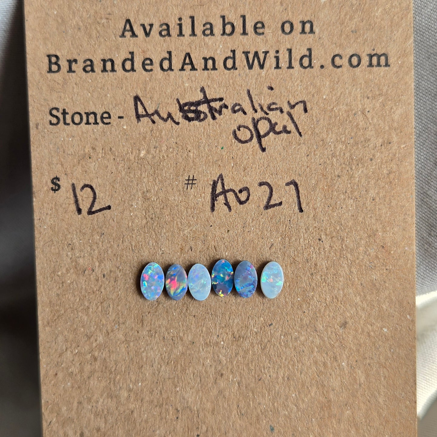 Australian Opal Cabochon (3x5) - A027