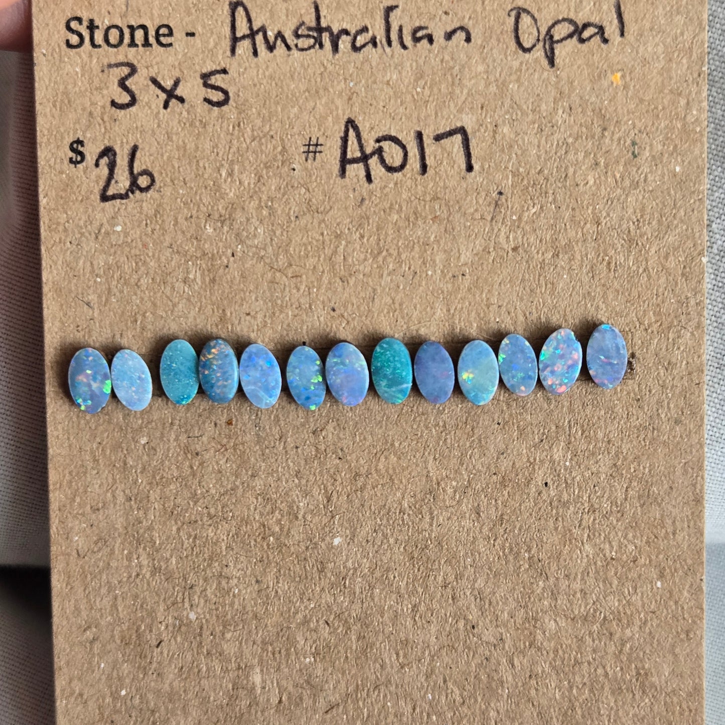 Australian Opal Cabochon 3x5 - AO17