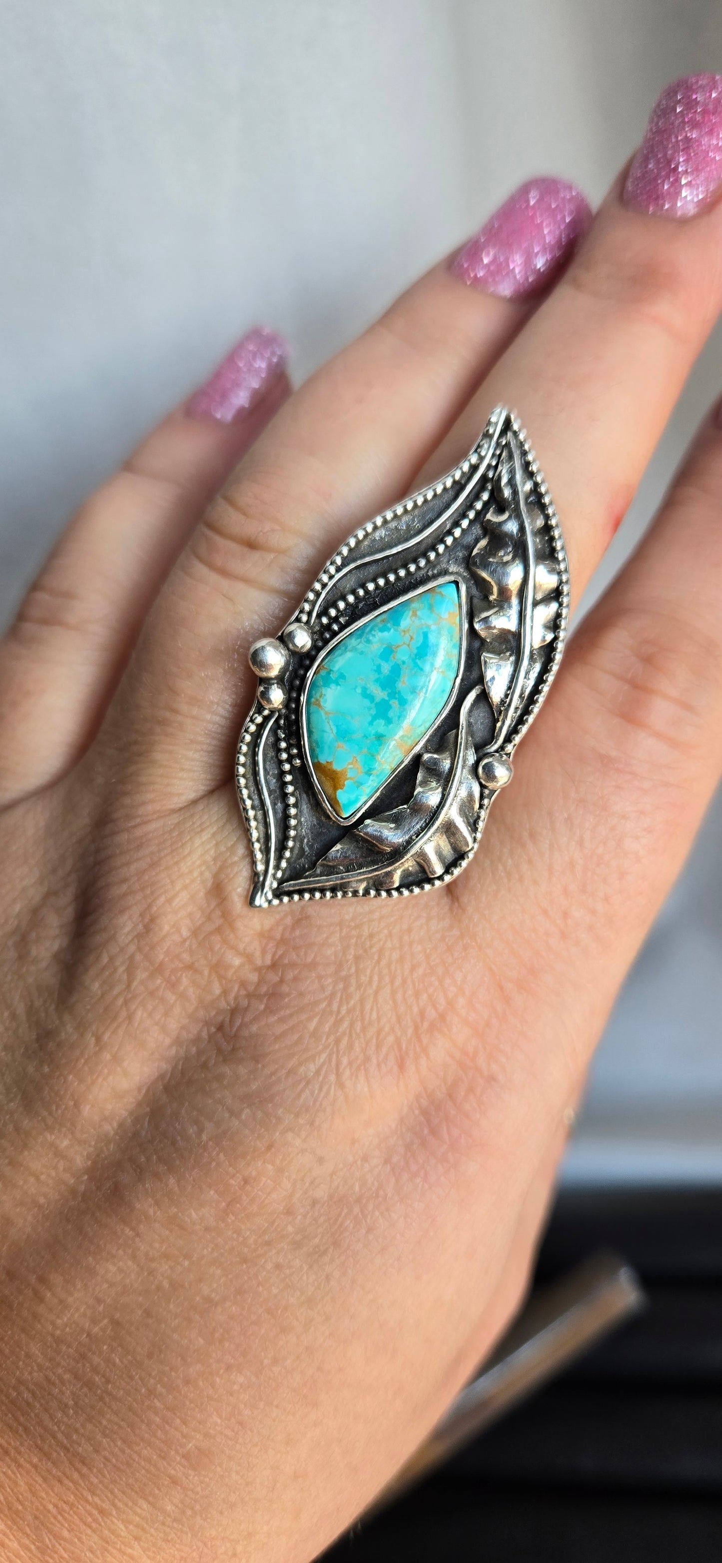 Turquoise ring 9.5