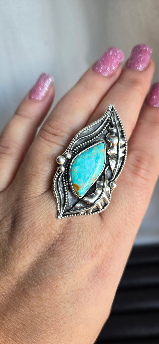 Turquoise ring 9.5