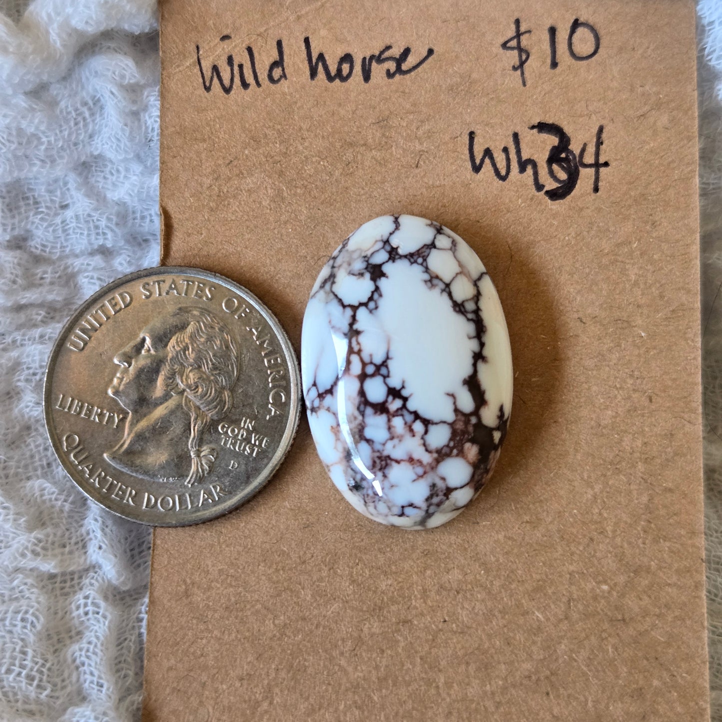 Wild Horse Turquoise Cabochon - Wh34