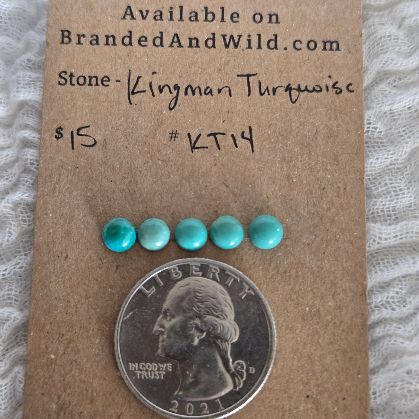 Kingman Turquoise Cabochon - KT14