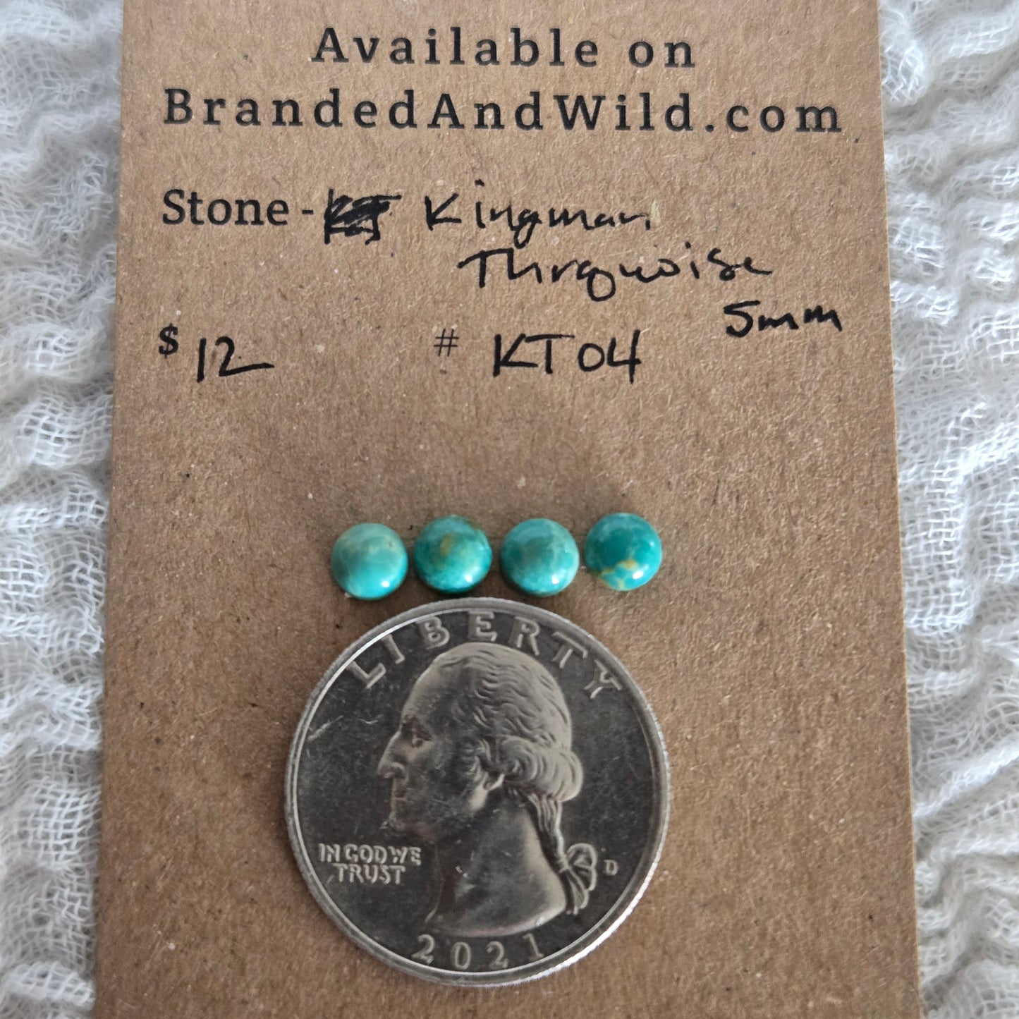 Kingman Turquoise Cabochon - KT04