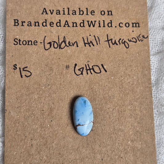 Golden Hill Turquoise Cabochon - GH01