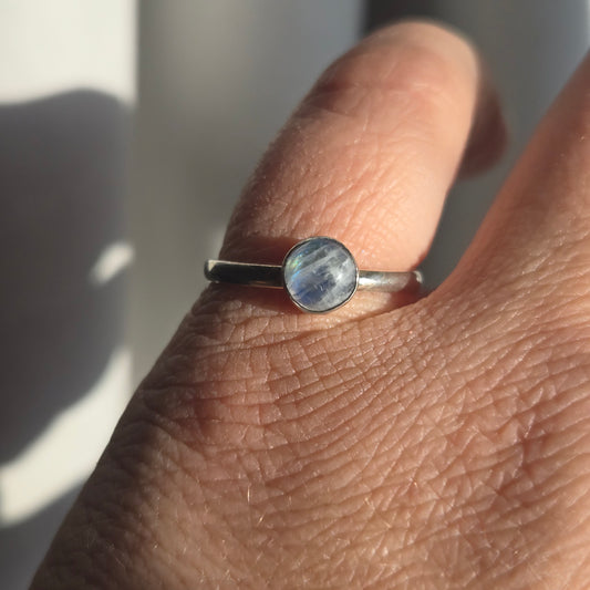 Sterling Silver Moonstone Ring pre-order