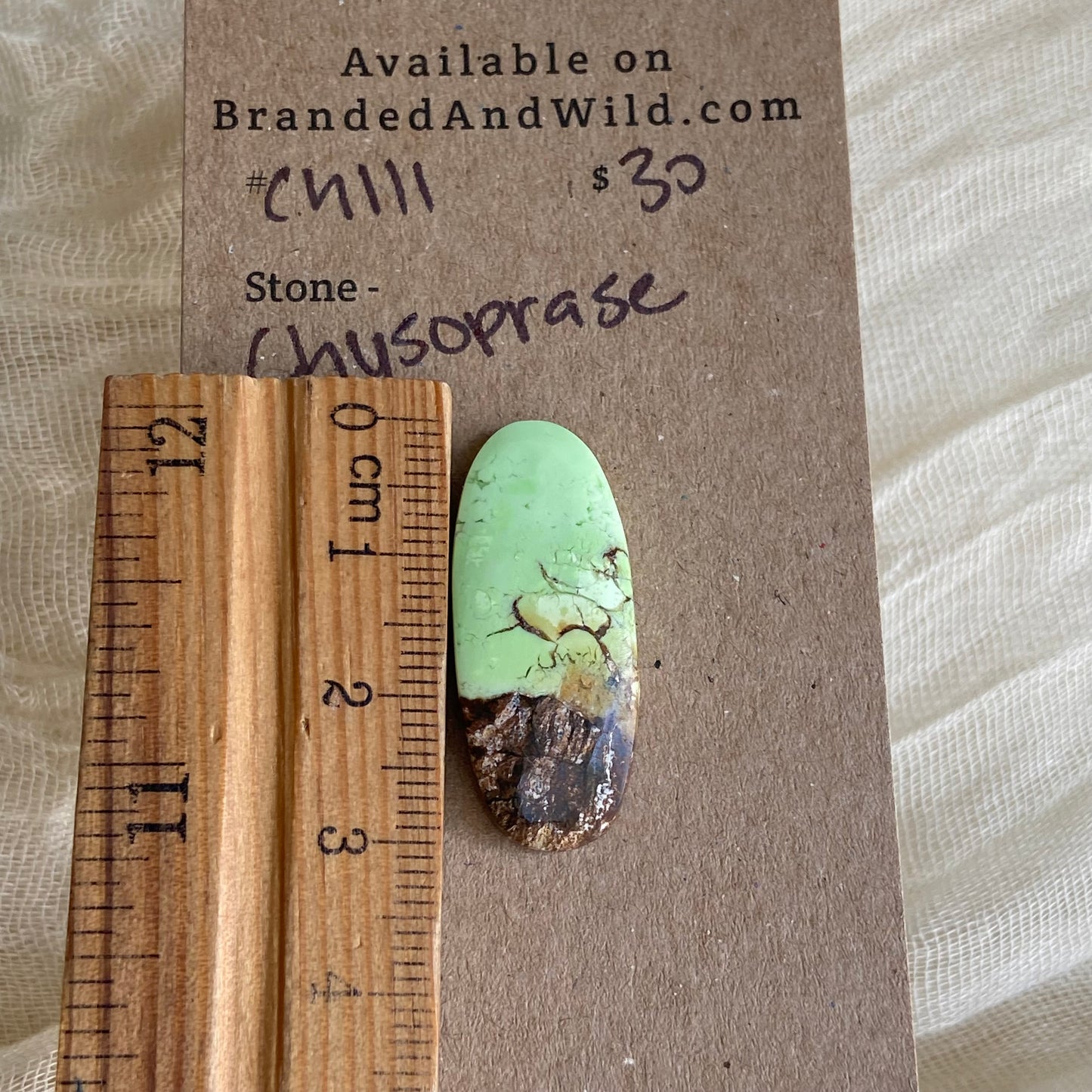 Chrysoprase Cabochon - Ch111