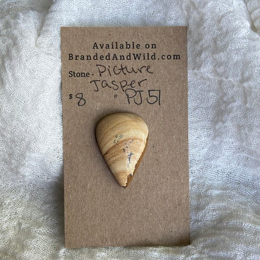 Picture Jasper Cabochon - PJ51