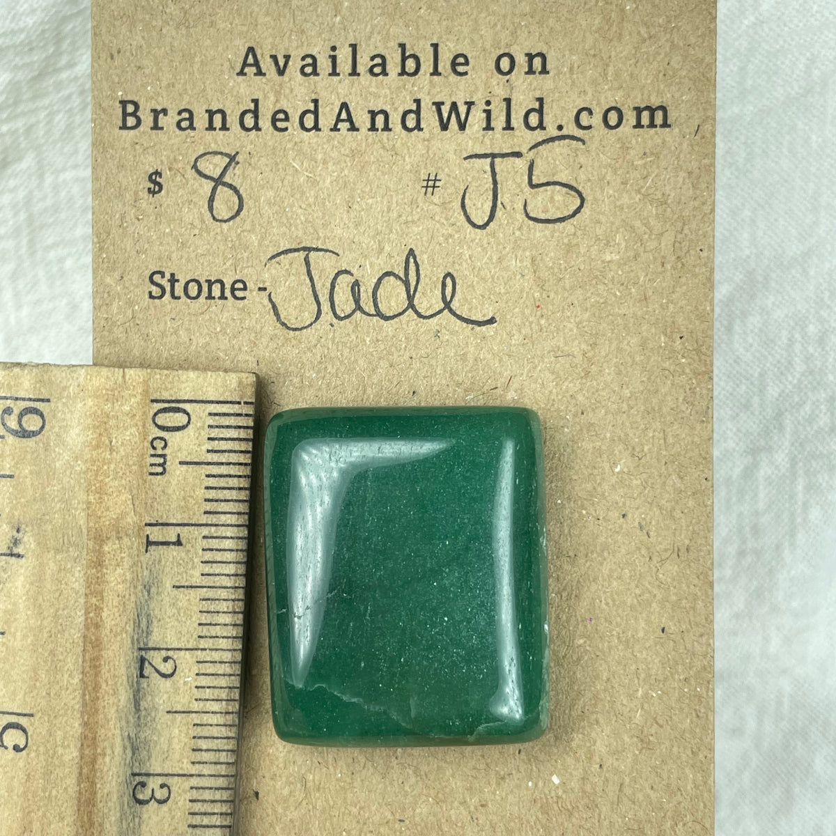 Jade Cabochon - J5 204BD51F-72F0-4012-B8EC-E8D59DA3507E Brandedandwild.com