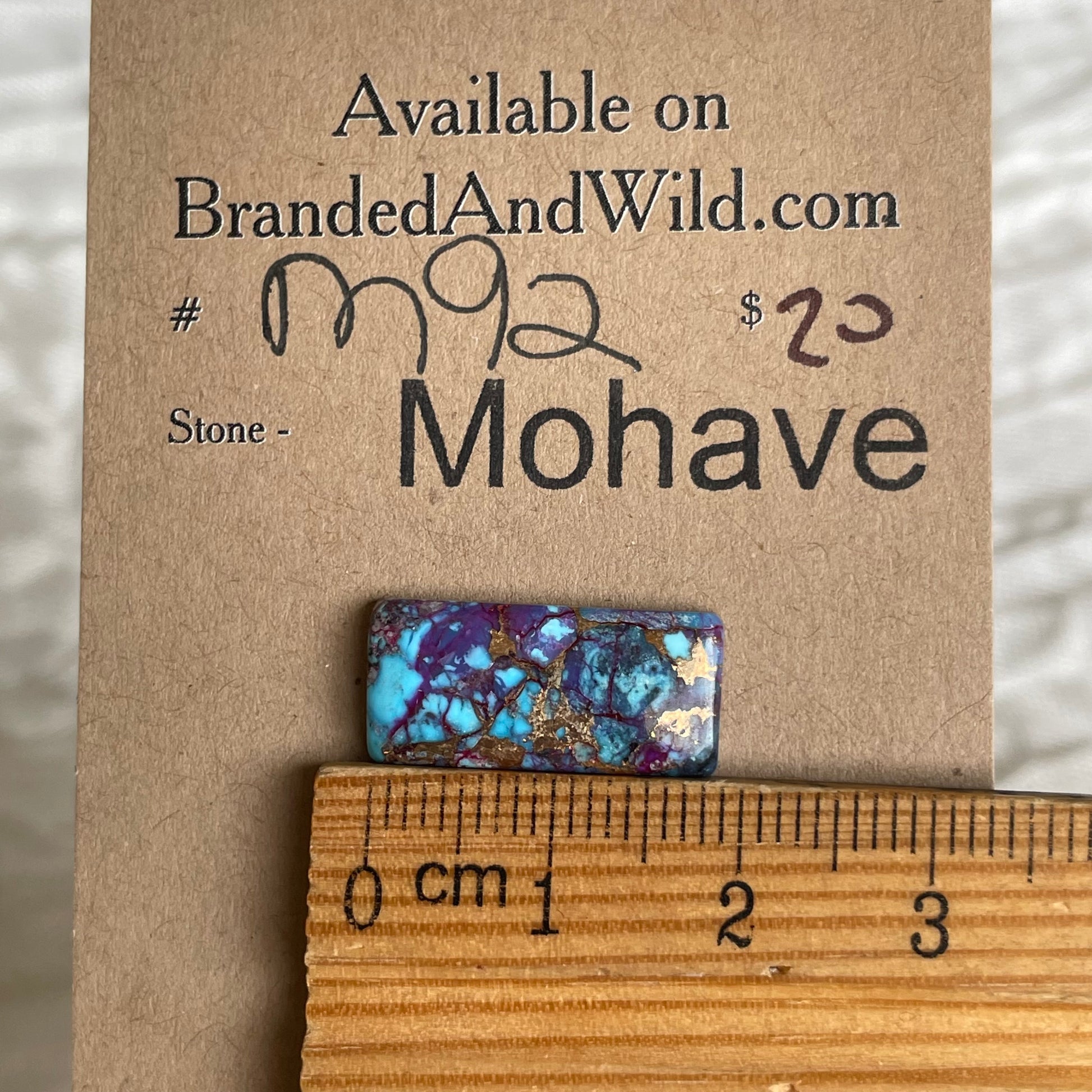 Mohave Cabochon - M92 Cabochon 20657852-7494-42AC-987D-B6F7D1F6C6EC Brandedandwild.com
