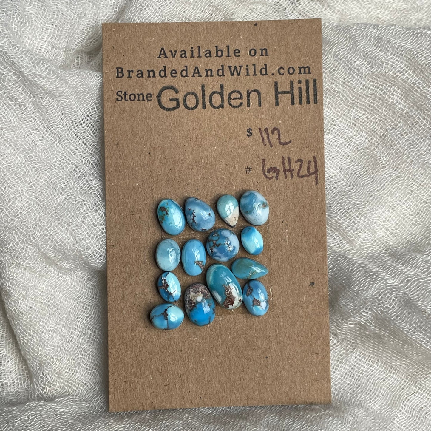 Golden Hill Turquoise Cabochon - GH24