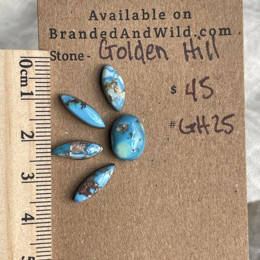 Golden Hill Turquoise Cabochon - GH25