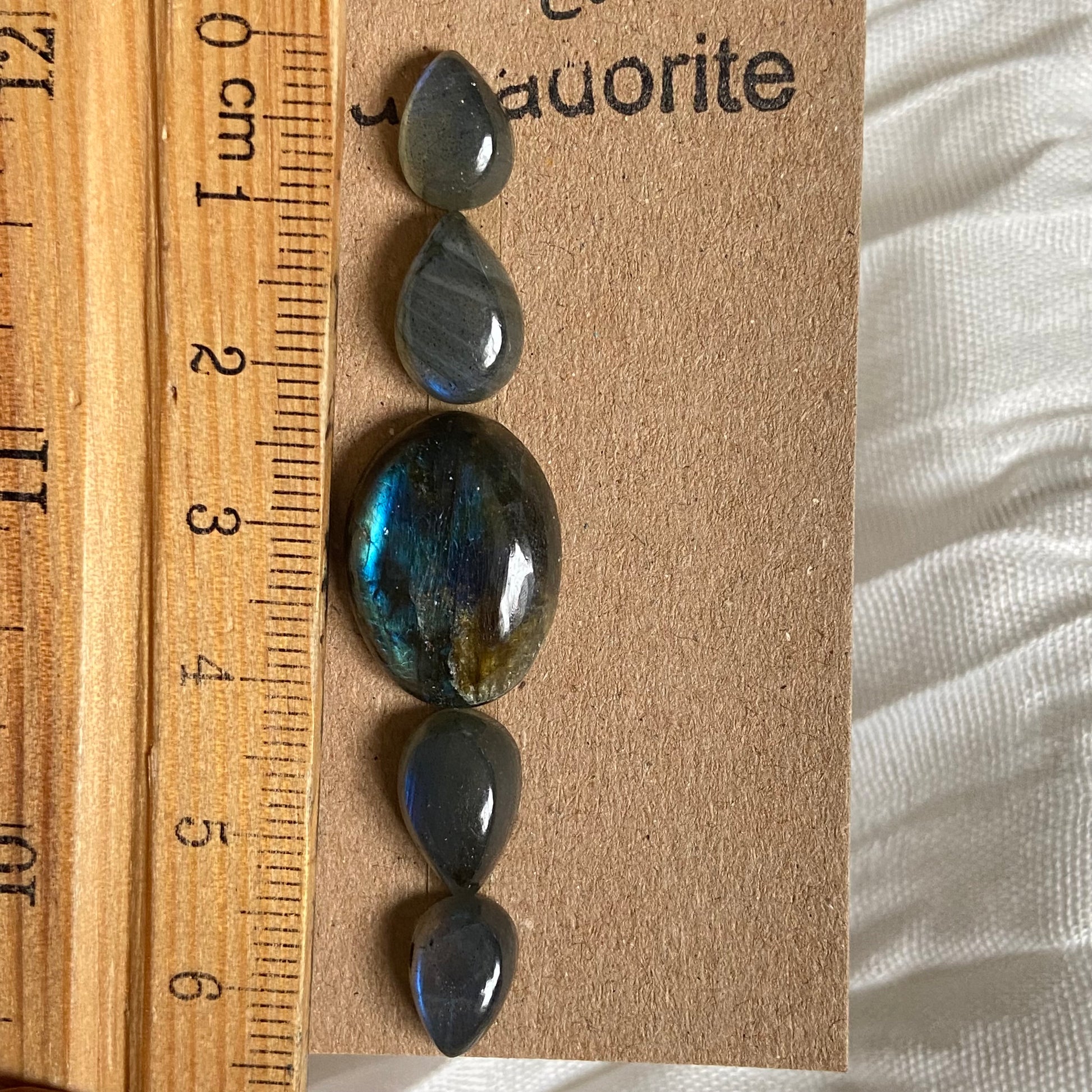 Labradorite Cabochon - L029 209665F7-F5FA-4DCE-A018-B750CE434AF7 Brandedandwild.com