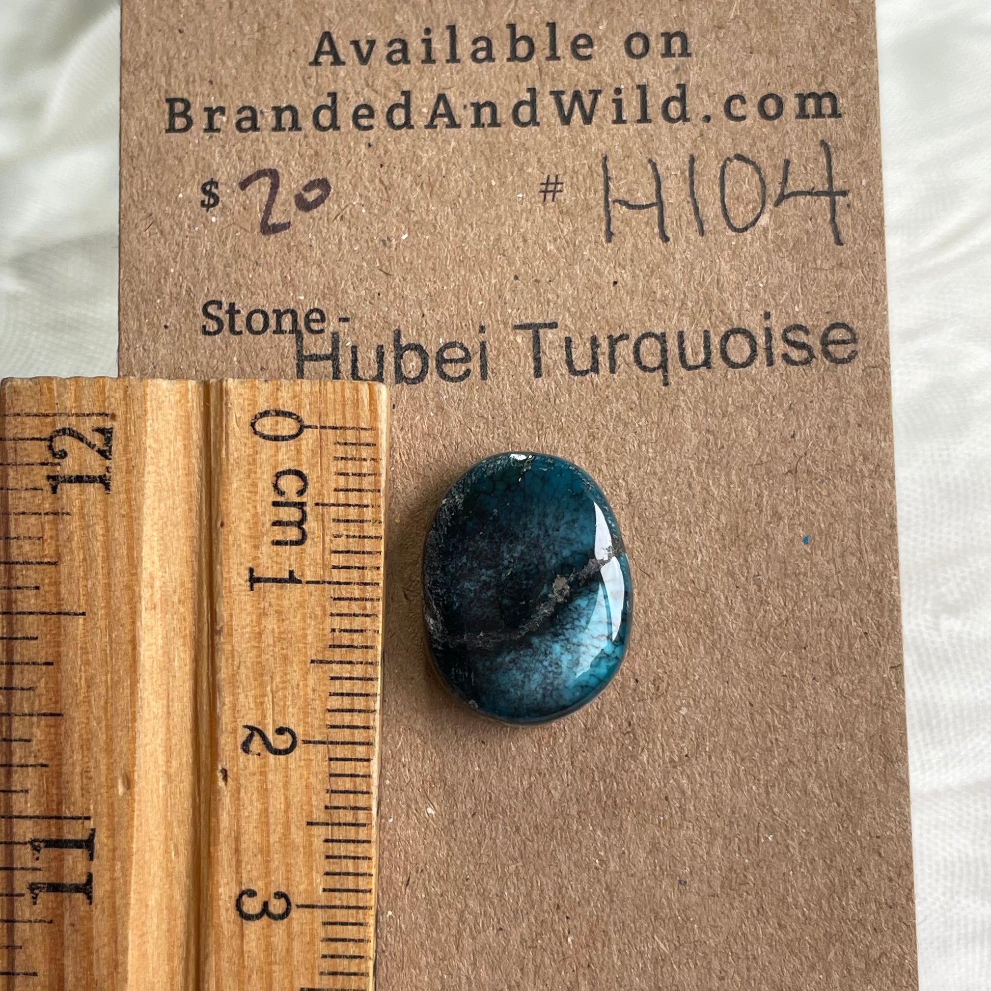 Hubei Turquoise Cabochon - H104 20D3A283-EAAB-4248-B732-649F703999C9 Brandedandwild.com