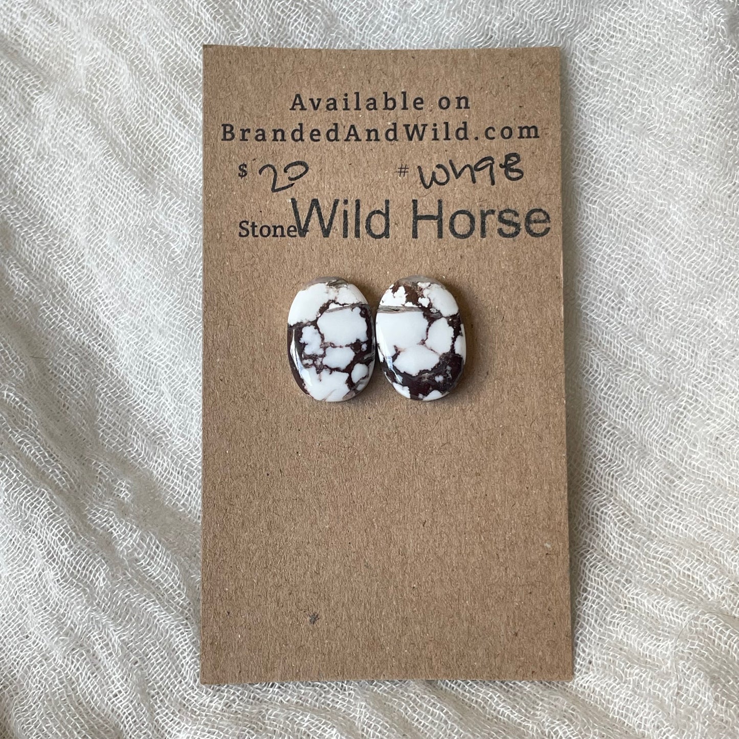 Wild Horse Cabochon - WH98 20D83E3C-36E6-4E99-AF09-1108A06EF8F4 Brandedandwild.com