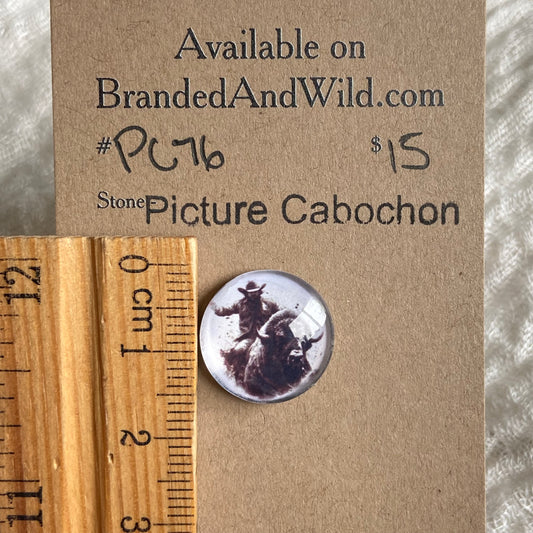 Picture Cabochon - Cabochon - PC76 20EB90BA-32F8-4F04-963F-115C28FD7411 Brandedandwild.com