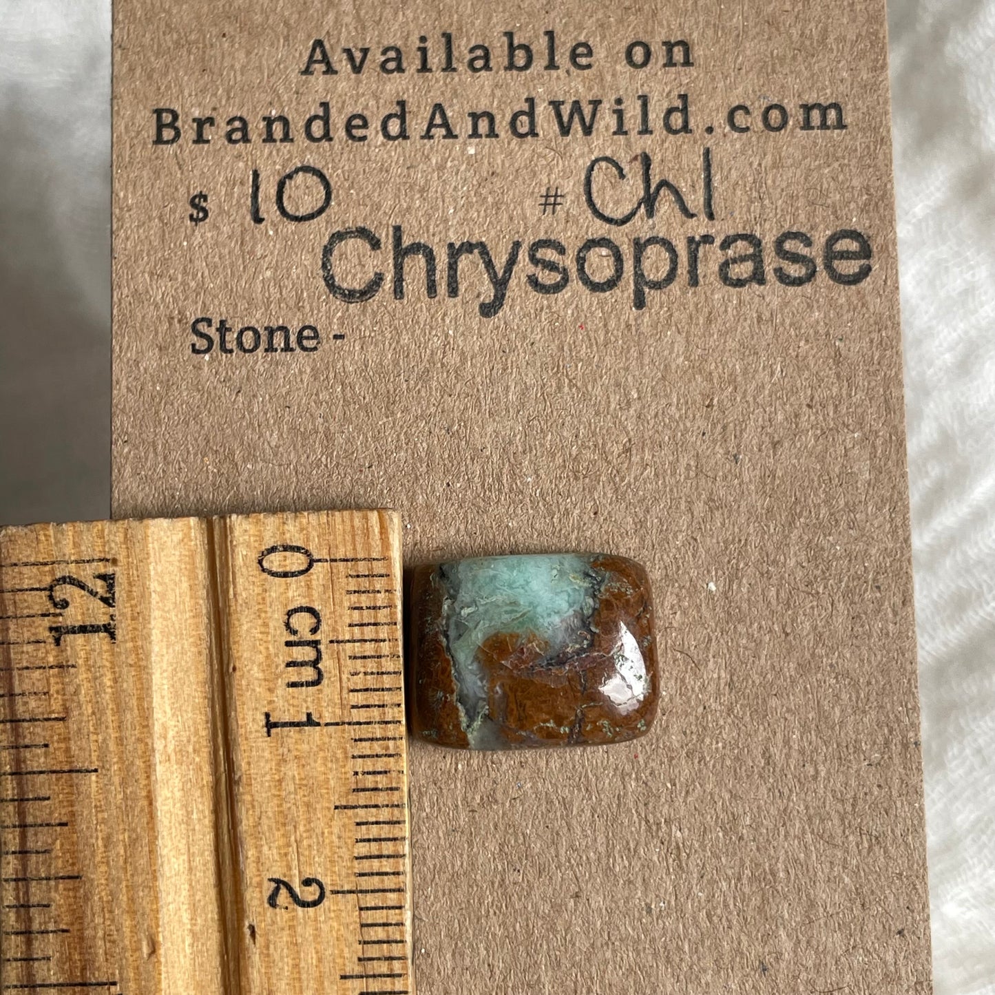 Chrysoprase Cabochon - Ch1 21086021-AD0C-4852-B0F8-3332BF446B68 Brandedandwild.com