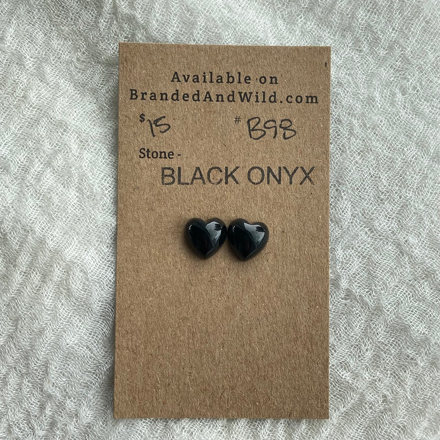 Black Onyx - Cabochon - B98