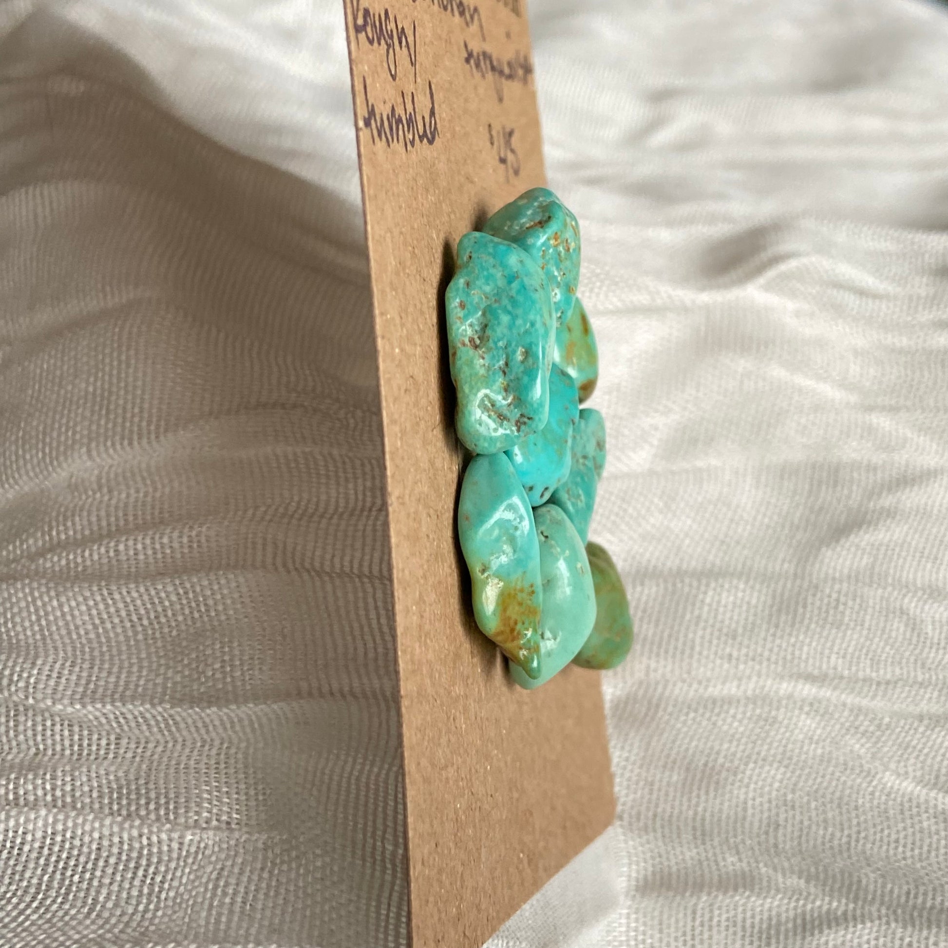 Sonoran Turquoise Rough Tumbled Cabochon - ST29 211E4D9E-CE0A-4411-8F3F-C7201297DB31 Brandedandwild.com