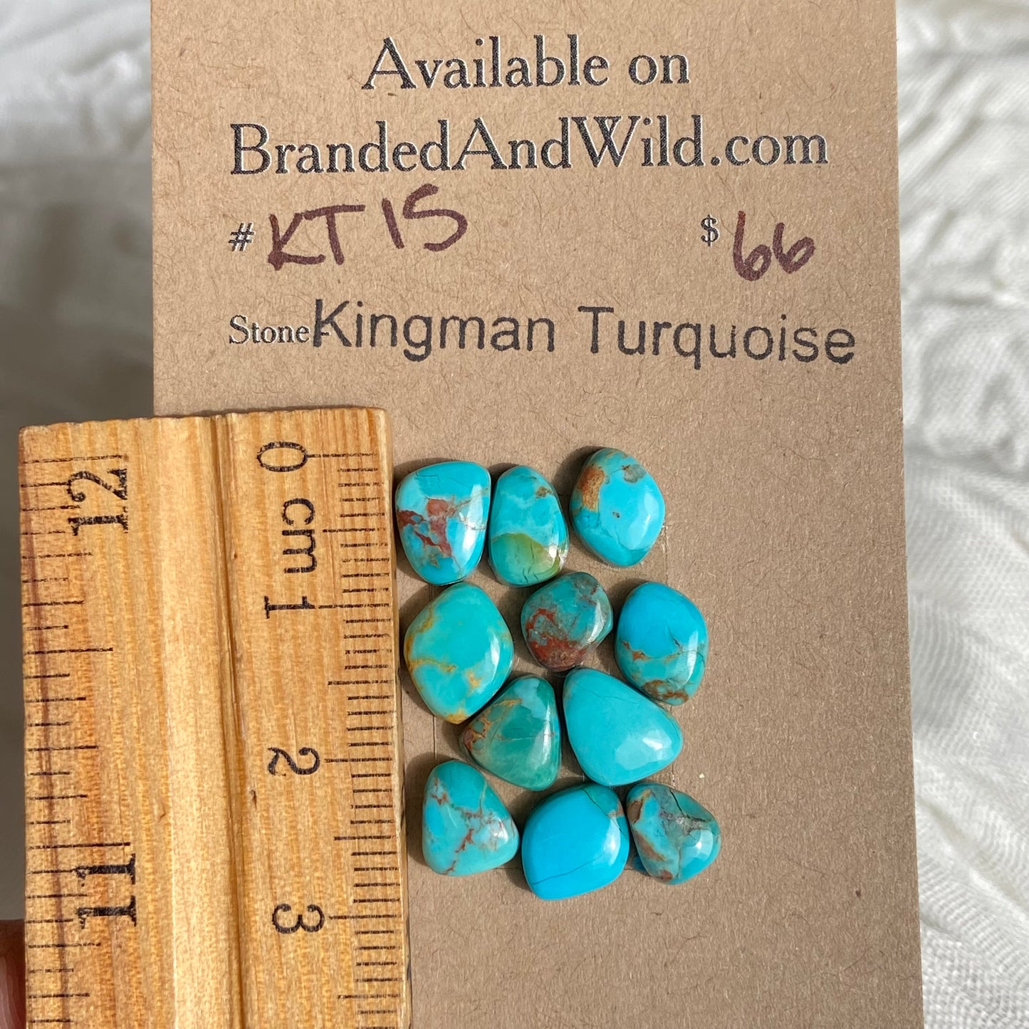 Kingman Turquoise Cabochon - KT15 212CF57D-17B0-43F6-9536-DB7B41334F24 Brandedandwild.com