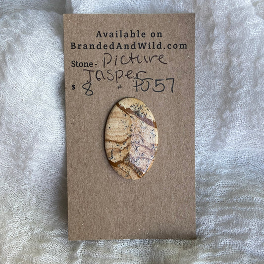 Picture Jasper Cabochon - PJ57