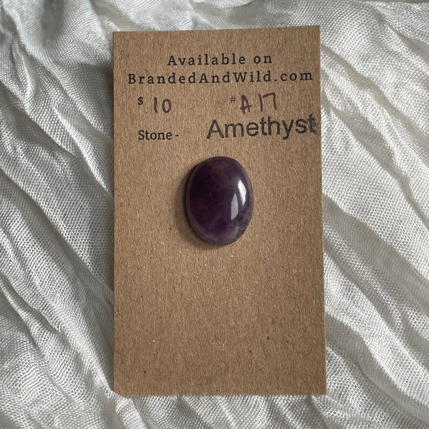 Amethyst Cabochon - A17 21584845-7C37-4570-8E62-C2149733CCA7 Brandedandwild.com