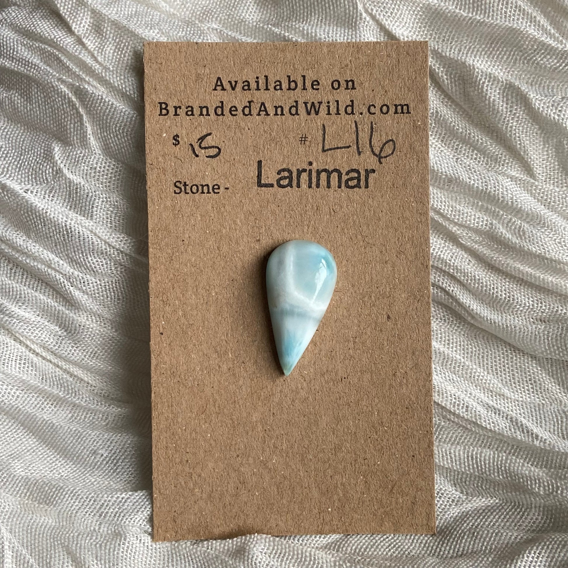 Larimar Cabochon - L16 21628E14-3945-474F-B814-66DEF4BE0040 Brandedandwild.com