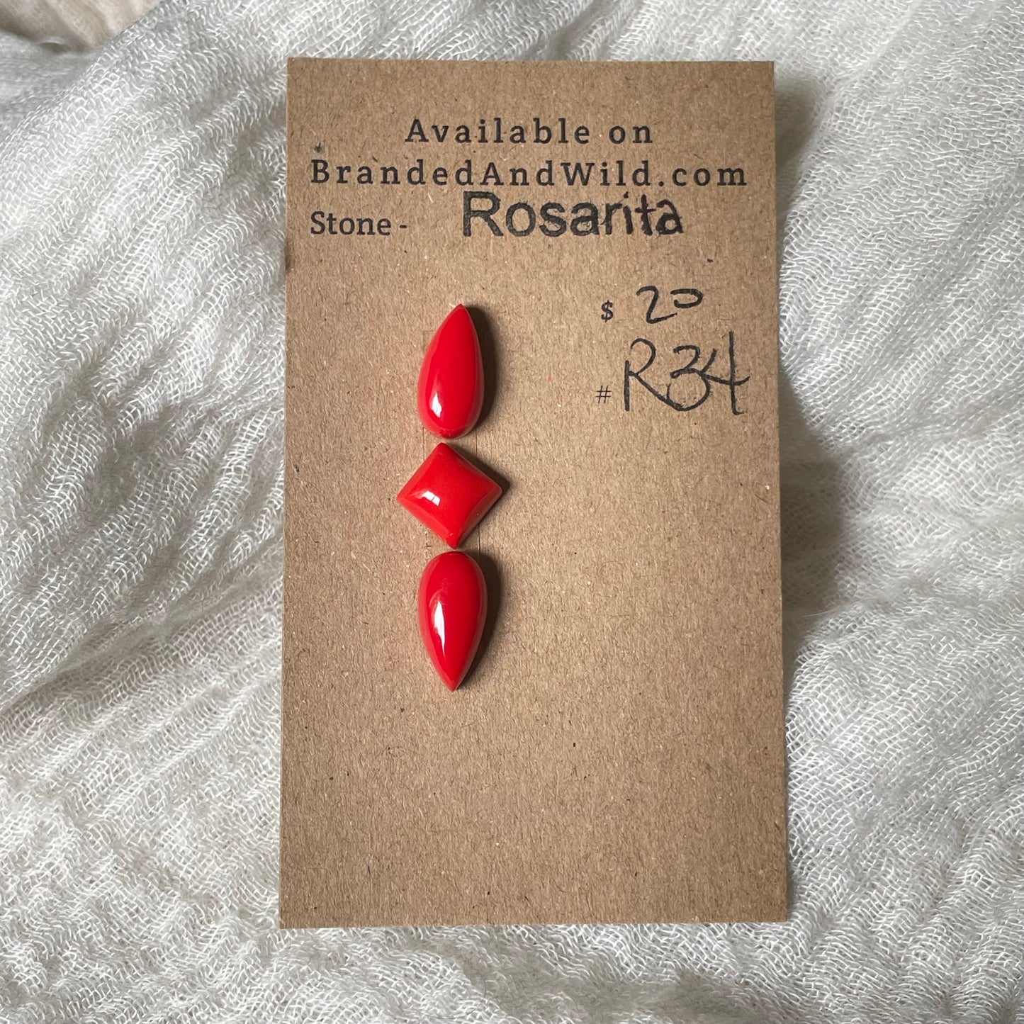 Rosarita - Cabochon - R34 217E0FE9-9FCD-44B8-AC3F-31A1C8278553 Brandedandwild.com