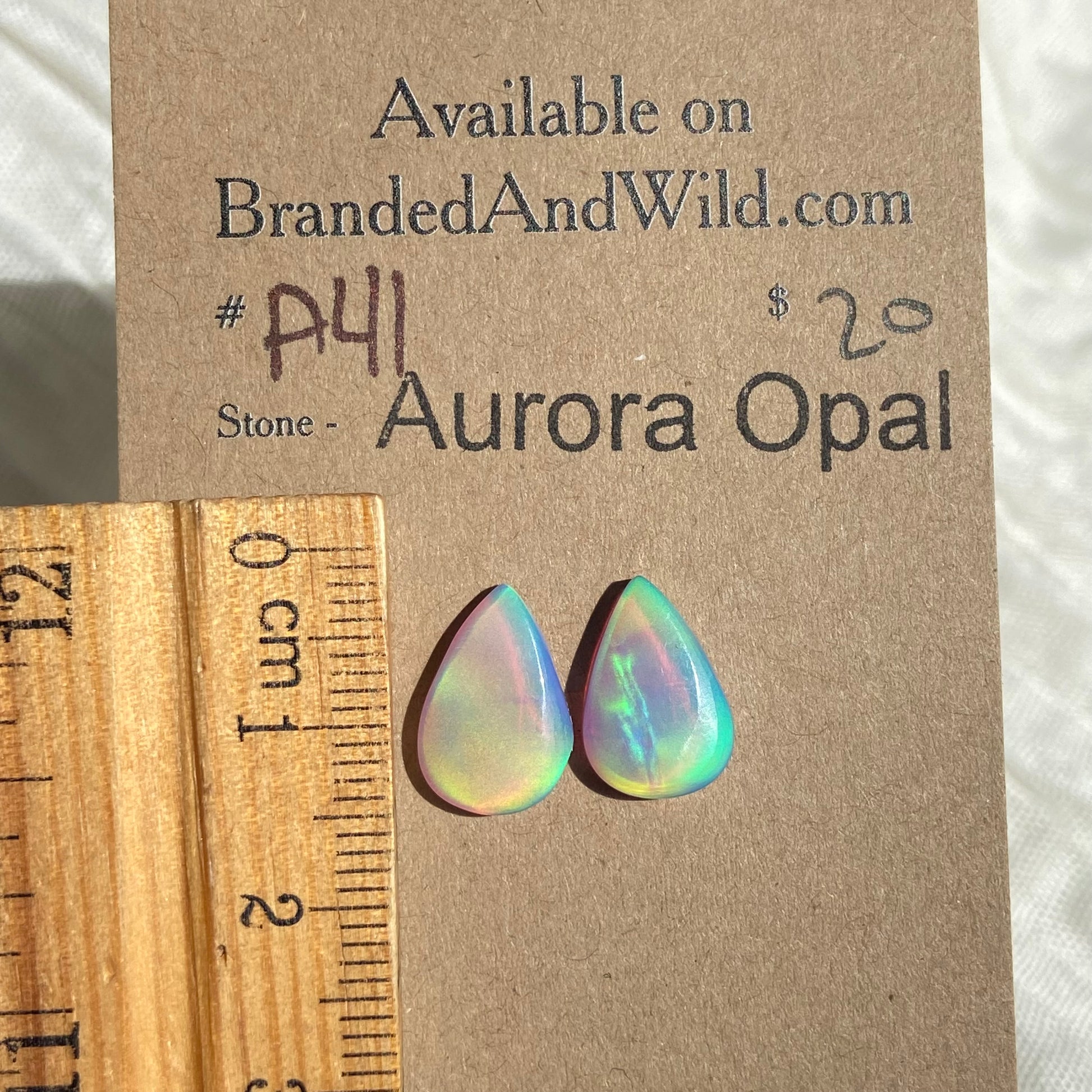 Aurora Opal Cabochon - A41 2192C3DB-8110-4CC7-97BB-B7318C485626 Brandedandwild.com