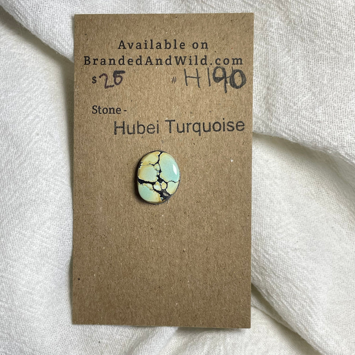Hubei Turquoise Cabochon - H190 219BB585-813C-4BC3-A15C-A10C6A815D41 Brandedandwild.com