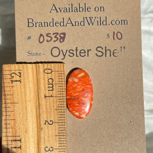 Oystershell Cabochon - OS38 21B2C9B4-3CAC-42AE-9722-68E7F61171D2 Brandedandwild.com