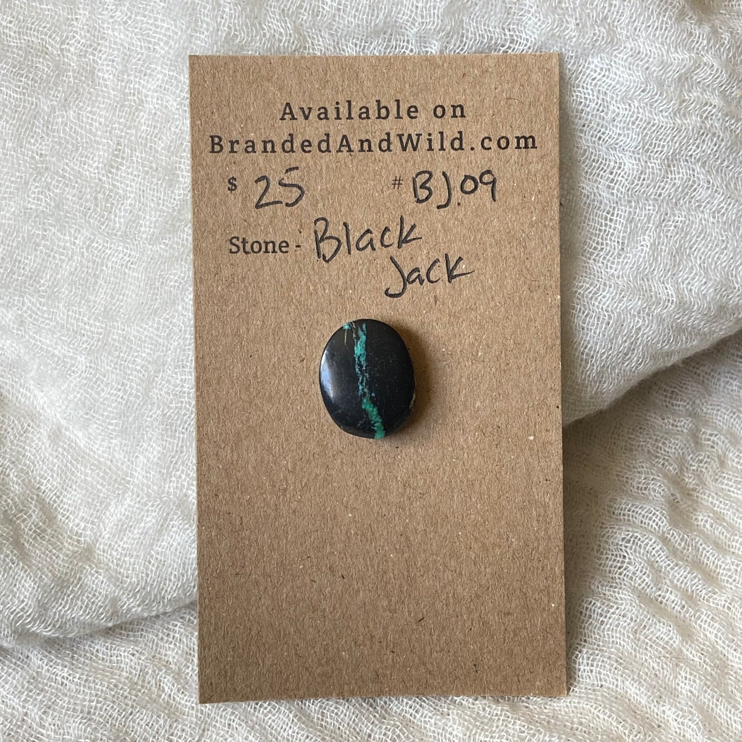 Black Jack Cabochon - BJ09 21C41D29-3327-4A38-BD87-3654DDF64F81 Brandedandwild.com