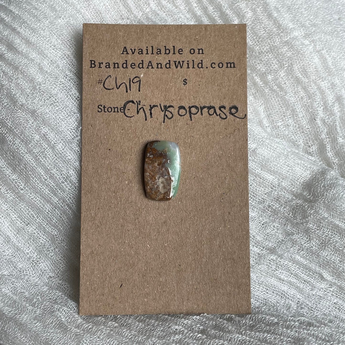 Chrysoprase Cabochon - Ch19