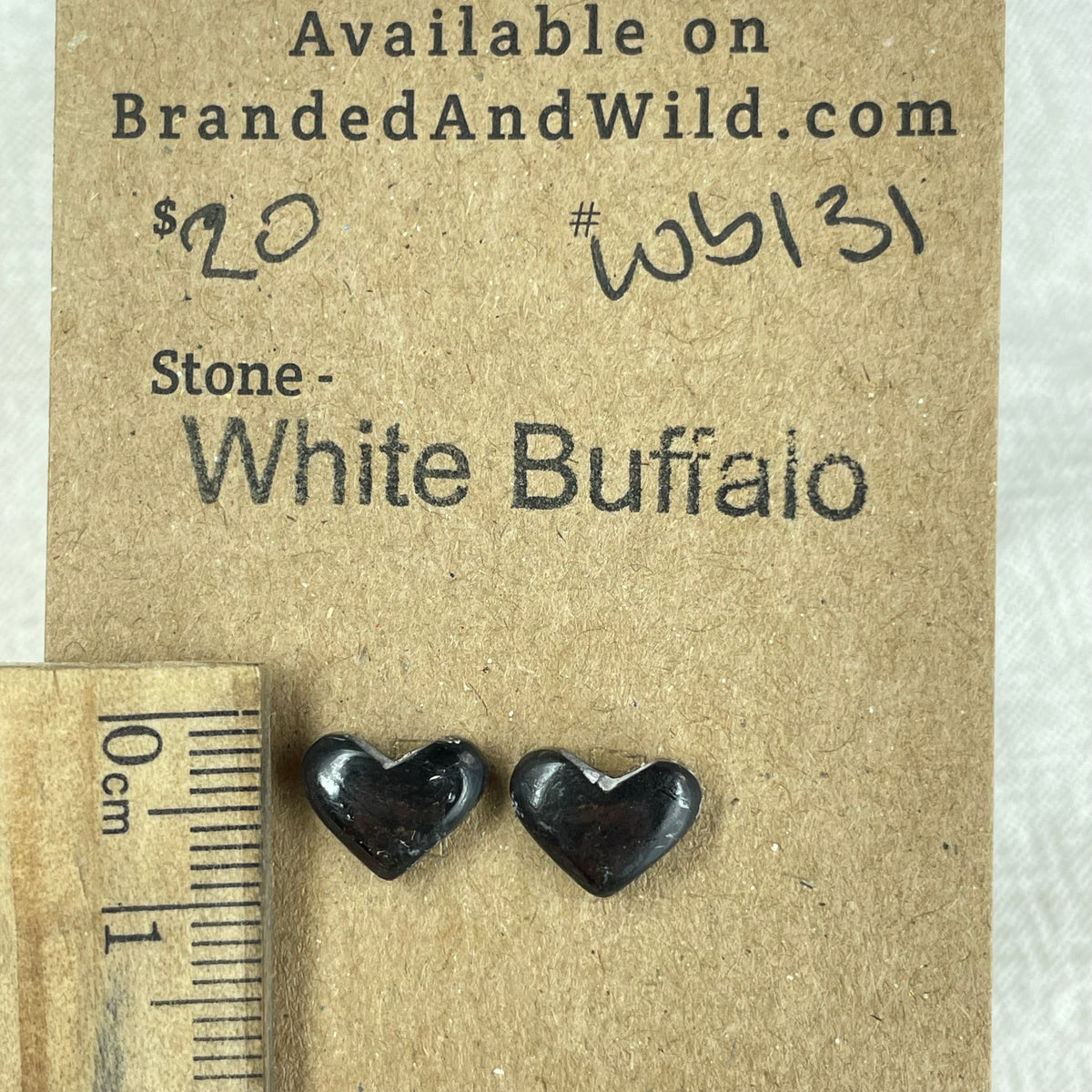 White Buffalo Cabochon - WB131 21EA717F-EB3C-4572-B57C-76B2A423DA1F Brandedandwild.com