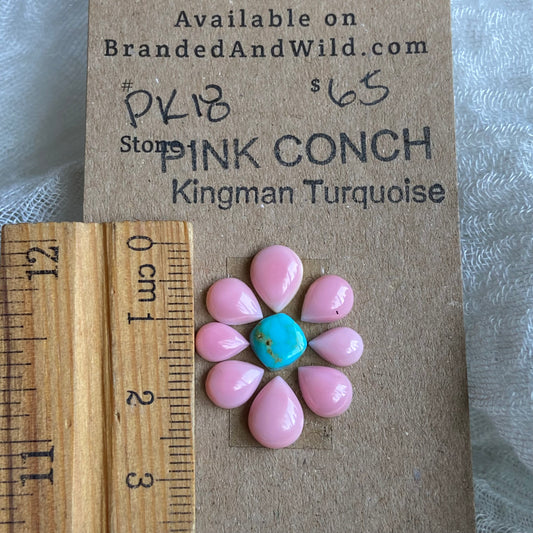 Pink Conch / Oyster Shell Cabochon - PK18 2200D18C-059D-48B9-B2FE-3E24C4DB535C Brandedandwild.com