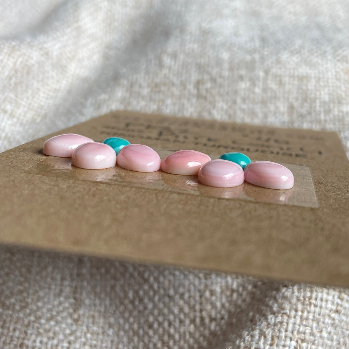 Pink Conch / Kingman Cabochon - PK32 22045703-981D-4769-A510-5B37F574FB5F Brandedandwild.com