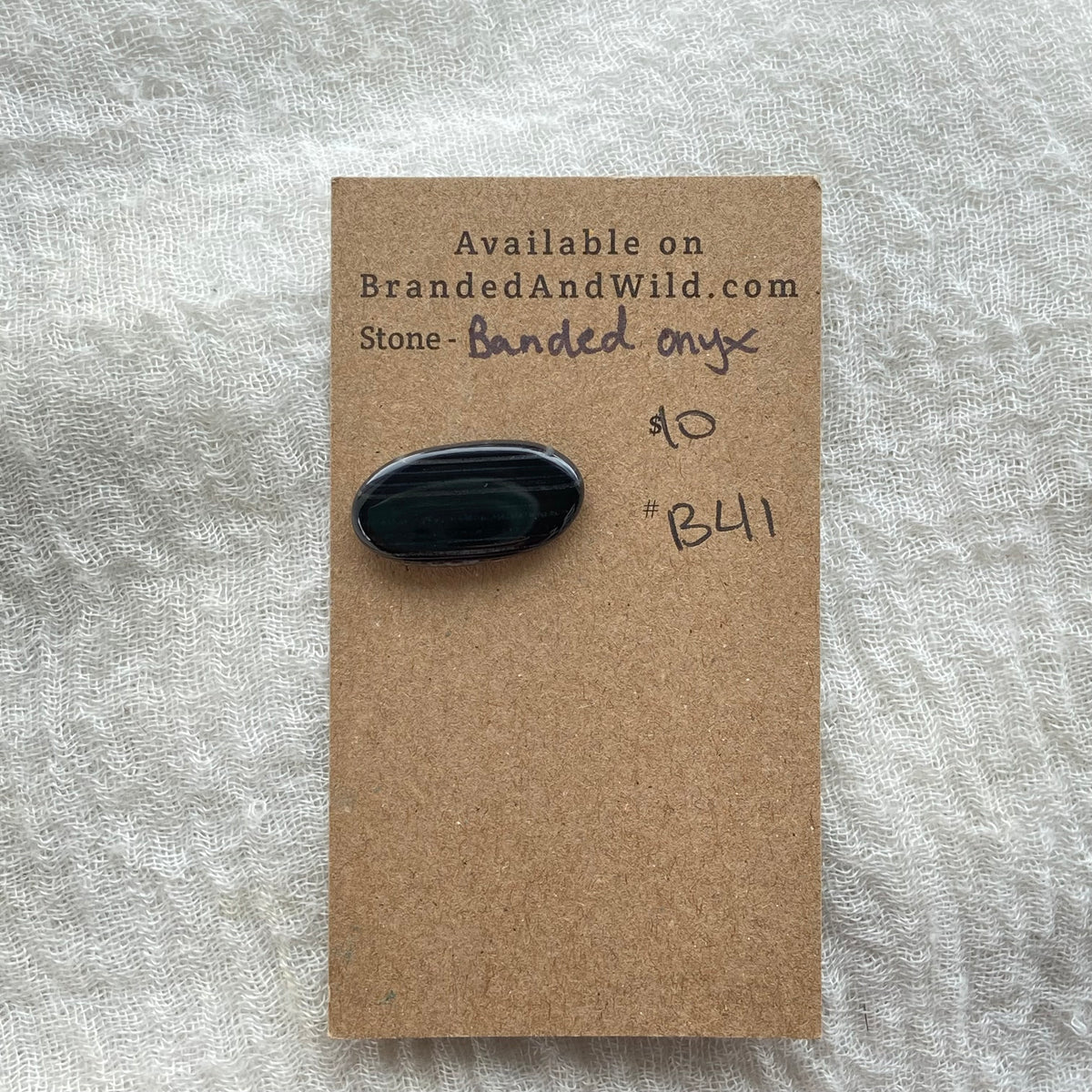 Banded Onyx - Cabochon - B41