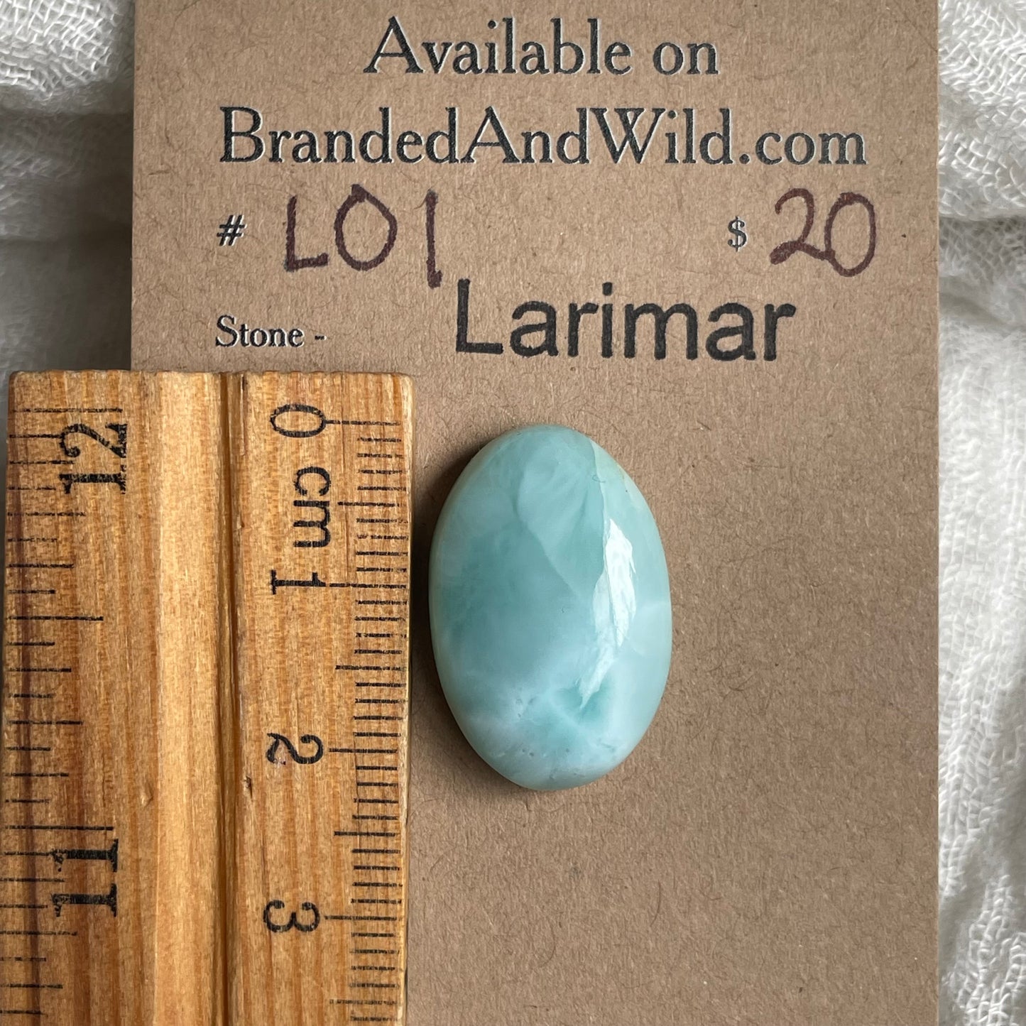 Larimar Cabochon - L01