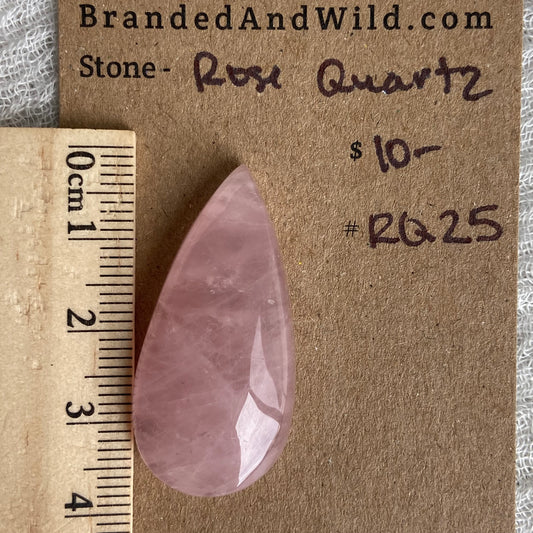 Rose Quartz Cabochon - RQ25