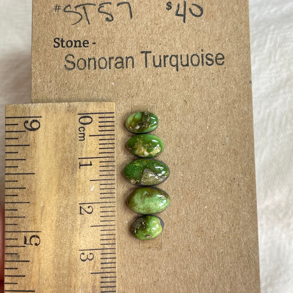 Sonoran Turquoise Cabochon - ST57 226F70BE-13DC-4058-A5EE-708AE6E7F268 Brandedandwild.com
