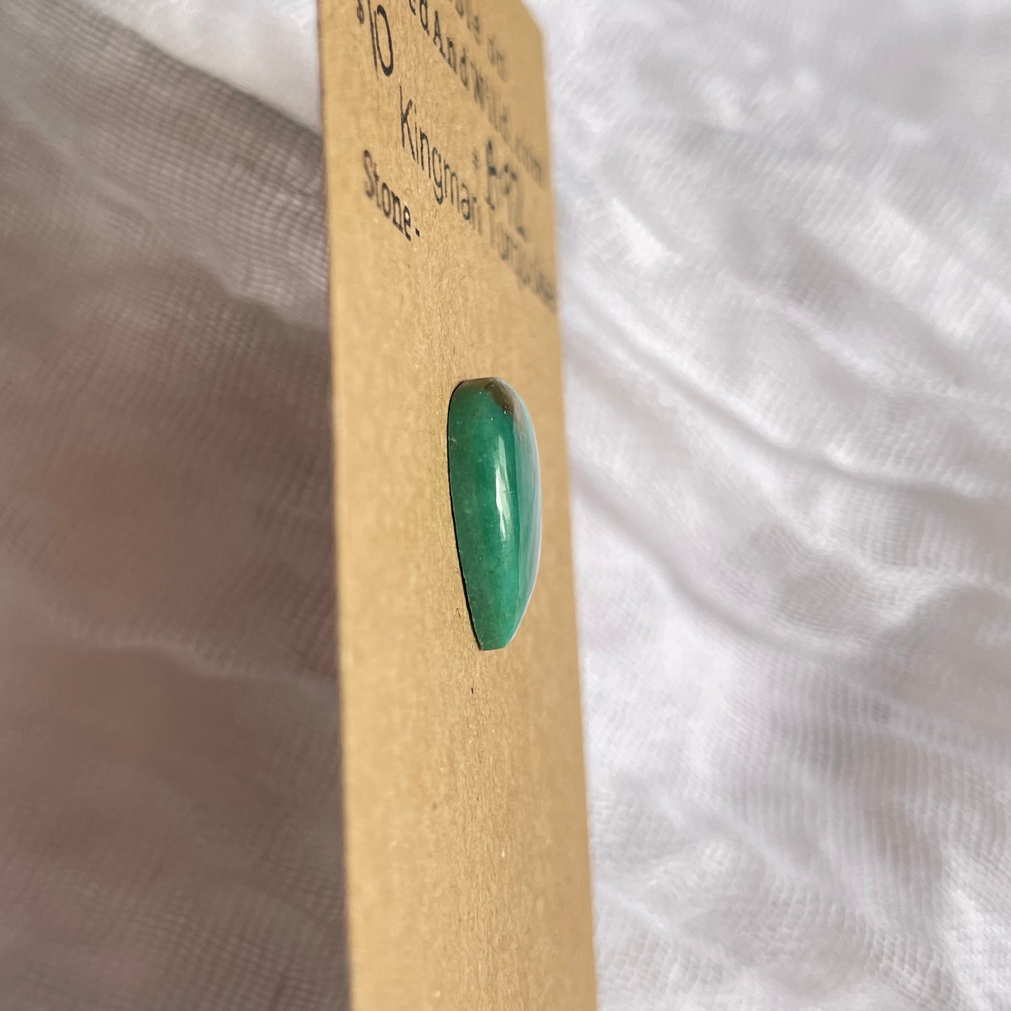 Kingman Turquoise Cabochon - KT92 227B616F-8E6B-4269-B0EA-6A7946CE3C8B Brandedandwild.com