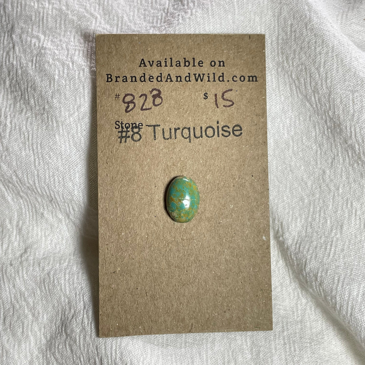 #8 Turquoise Cabochon - #828 227C0658-DD31-4D60-870A-AC9088ACEB51 Brandedandwild.com