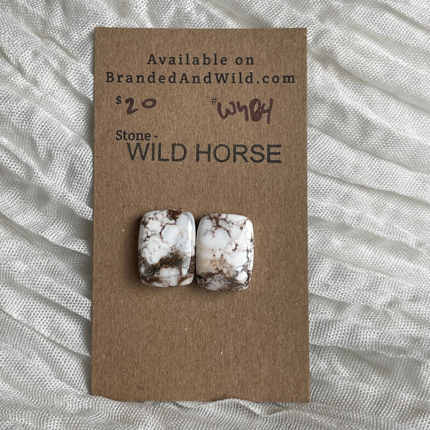 Wild Horse Cabochon - WH84 22C37B1B-17EB-4B0E-8375-8D354960E1C2 Brandedandwild.com